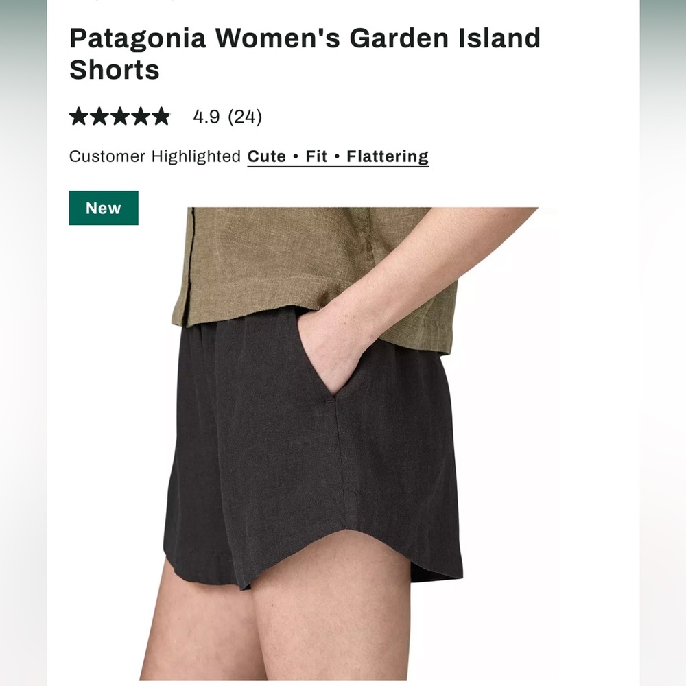 Brand new with tags! Patagonia garden Island shorts - Picture 3 of 7